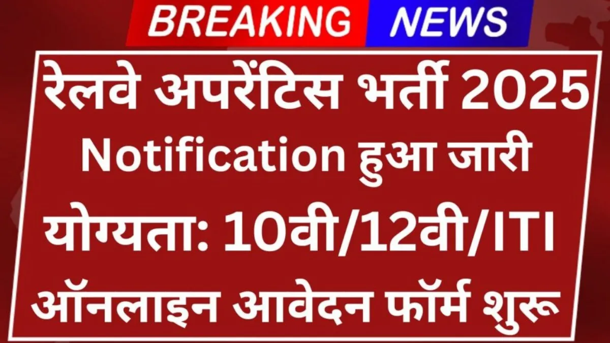 Southern Railway Apprentice Recruitment 2025