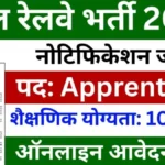 Railway CR Apprentice Recruitment 2025